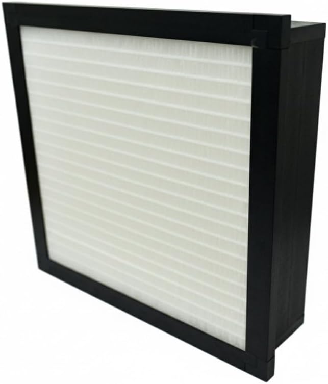 24x24x4 Mini-Pleat Synthetic Panel Air Filter – 4” – Single Header Plastic Frame – MERV 15 ASHRAE 52.2 – High-Efficiency HVAC Filter for Commercial & Industrial Use – (Pack of 3)