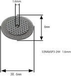 4PCS TIG Welding Nozzle Screen Filters, Industrial Welding Accessories Stainless Steel Protective Component Welding Nozzle Mesh For Metalworking And Soldering Equipment(1.6mm)