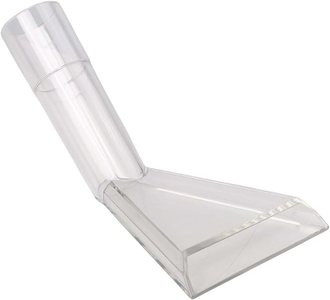 Upholstery Nozzle Spray Extraction Tool Carpet Sofa Cleaner Attachment,Transparent Design, Clear Tips Plastic Vacuum Accessory For Portable Truck Cleaning Equipment Fabric Furniture(small clear tip)