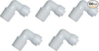 YZM Quick Connect fittings RO Water Filters (5, Elbow, 3/8" Male x 1/4" OD tube)