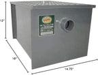 Commercial Carbon Steel Grease Trap Interceptor 14lb - PDI Approved - NSF