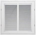 Venti Air 14" X 14" Steel Return Air Filter Grille with MERV 11 Filter Pre-Installed - Removable Face/Door for 1 inch Filters - HVAC Duct Cover Grill [Outer Dimension: 16.5"W X 16.5" H]