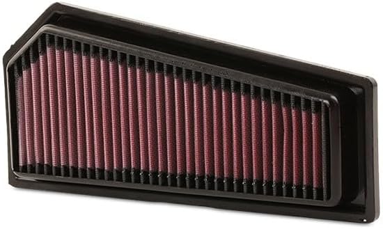 K&N High-Flow Original Lifetime Engine Air Filter: Increase Power & Acceleration, Washable, Replacement Air Filter: Compatible with 2009-2015 Mercedes (SLK200, SLK250, C180, C250, E200, E250), 33-2965