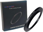 YAMAFOO 43mm to 55mm Step-Up Ring/Step Down Rings Filter Adapter for All Brands UV ND CPL Metal Ring Step-Up Rings Adapter Filter,Black (43-55)