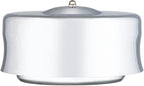 United Pacific S1103 6-3/8" Chrome Round Air Cleaner Assembly (Dome Style)