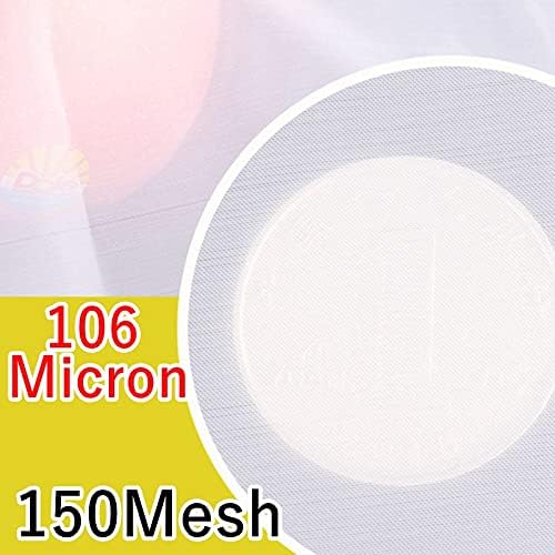 Fine Filter Mesh Nylon Fabric, Recycling Screens for Kitchen Filtration Food Wine 80-500 Mesh(150mesh 106micron,1x5 meter)