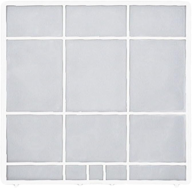 Air Conditioner Dust Filter Screen for Indoor Unit, Plastic Mesh AC Accessory, Hanging Design for Central Cooling Systems, Protects Air Outlet from Dust Buildup(32.2X31cm)