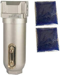 3/4" Compressed Air In Line Filter Desiccant Dryer Moisture Water Separator New