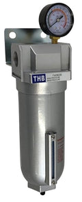 1/2" NPT Industrial Coalescing 0.01u Micron Filter Removes 99.98% of Oil, Moisture Vapor, Aerosols from Compressed Air Lines, 11oz Bowl, Auto Drain