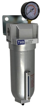 1/2" NPT Industrial Coalescing 0.01u Micron Filter Removes 99.98% of Oil, Moisture Vapor, Aerosols from Compressed Air Lines, 11oz Bowl, Auto Drain