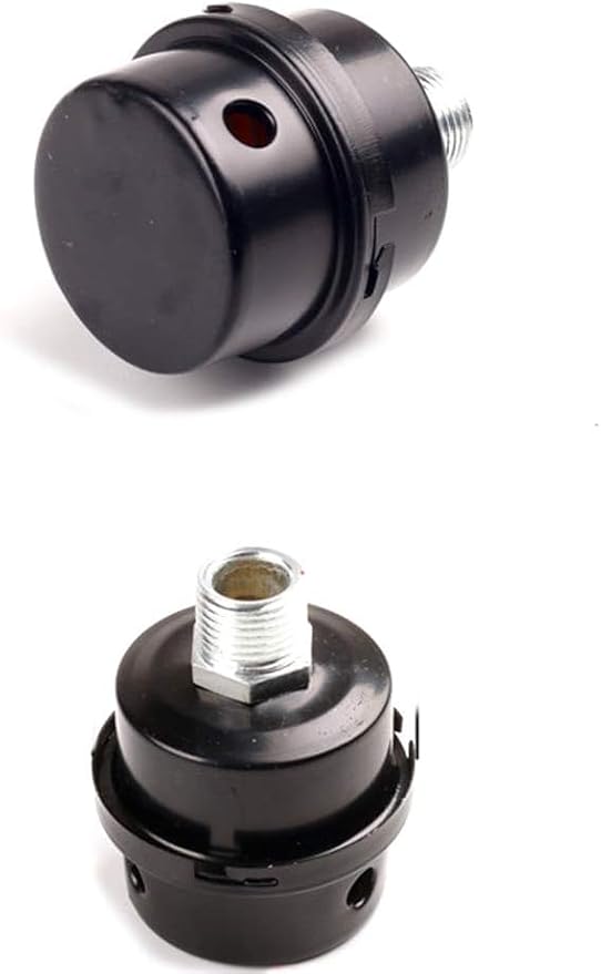Air Compressor Parts Metal Air Compressor Intake Filter Noise Muffler Silencer 2 PCS (B 3/8)