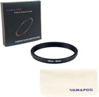 YAMAFOO 49mm to 46mm Step-Up Ring/Step Down Rings Filter Adapter for All Brands UV ND CPL Metal Ring Step-Up Rings Adapter Filter,Black (49-46)