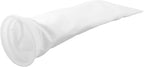 Filter Bag PP Non-Woven for Treatment, 25µm 50µm 100µm 150µm, Reusable Thermal Fixed Wool Monofilament Fabric, White Ø 105 mm x 380 mm(25um-3pcs)