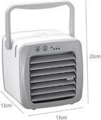 GLEAVI 1pc Portable Usb Air Conditioner Fan Mini Desktop Air Cooler Multi-filtering System for Clean for Home Office School Outdoor Use