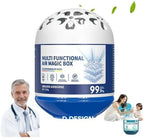 Indoor Air Purification Dust Removal Magic Box, Multi-Functional Air Magic Box, Mutomatic Dust-Sucking Dusts Cleaner Boxs, No Electricity & Noise, Long-Lasting Freshness (Blue 1pcs)