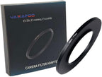 YAMAFOO 49mm to 77mm Step-Up Ring/Step Down Rings Filter Adapter for All Brands UV ND CPL Metal Ring Step-Up Rings Adapter Filter,Black (49-77)