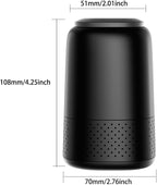 1pc, Portable Air Purifier, Disposable Air Filter, Remove Secondhand Odor, 4 Stage HEPA Activated Coconut Carbon Filter To Eliminate Smell, Suitable for Home and Car, Ideal for Gift (Pink)