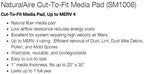 NaturalAire SM1006 Cut-to-Fit Synthetic Air Filter, MERV 4, 20 x 30 x 1-Inch, 6-Pack, Color may vary