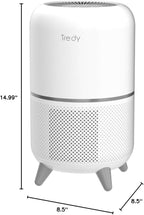 Tredy HEPA Air Purifier for Home 200 Sq.ft Large Room with Air Quality Sensor, Filters The Air, Removes Allergies/Molds/Dust/Smoke/Odor/Pollen/Pets Dander and Other Particles