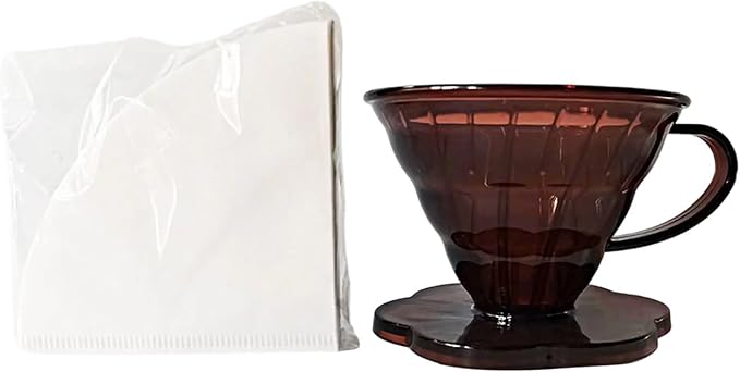 Cone Shape Coffee Filter Cup with Comfortable Grip Portable Dripper Household Hand Brewed Maker Coffee Filter