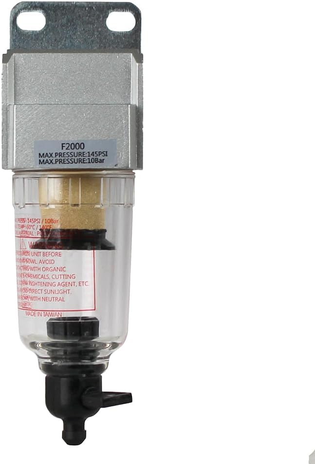 1/4" Mini Particulate filter for compressed air systems air compressor F202N