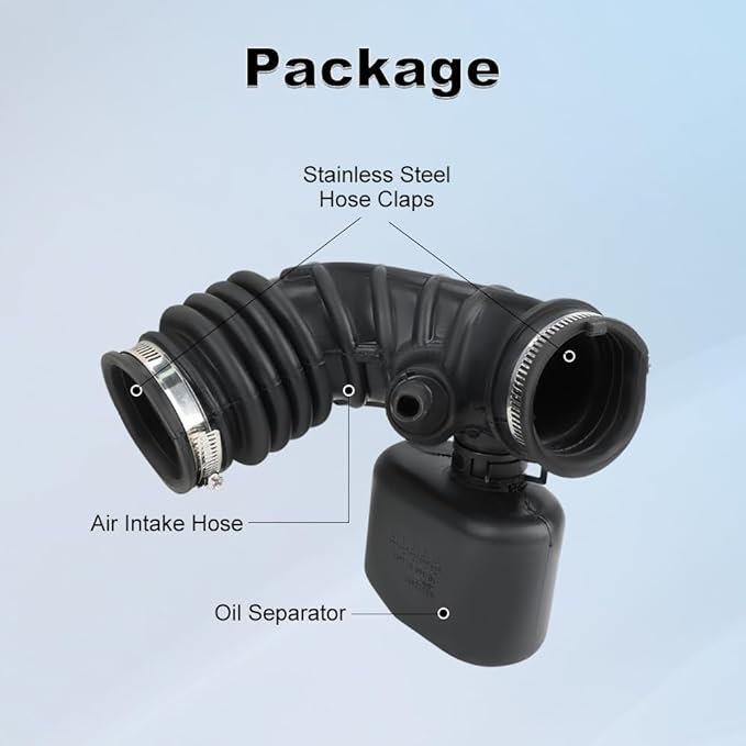 Air Cleaner Outlet Duct Hose Compatible with Chevrolet Spark 2013-2015 Chevy Spark EV 2014-2015 (Electric), Replacement for 96910374 95232495 95232497