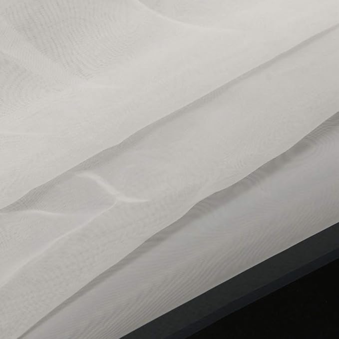 Silk Screen Printing Mesh, 100/110/120/140/160/180/200/250/300Mesh, White Yellow for Screen Printing Machine Equipment Accessories, Filter Painting, Polyester Fabric (180M/72T White)