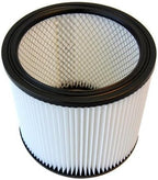HQRP 2-Pack Standard Cartridge Filter Replacement for Shop-Vac 90304 90350 90333 Washable H12 0.3 Micron Pleated for Wet Dry Vacuum, 5 Gallon+