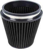 Universal 6" 152mm igh-Flow Air Filter, Reusable Cone Cold Air Intake, High Performance, Washable, Clamp-On Car High Flow Air Kit, Flange Diameter: 6 Inch, Filter Height: 7 Inch, Red
