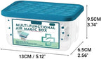 Indoor Air Purification Dust Removal Magic Box, Multi-Functional Air Purification Magic Box, Multi-Purpose Room Deodorizer Automatic Dust-Sucking Dusts Cleaner Boxs, No Electricity & Noise (2pcs)