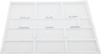 Wall Mounted Air Conditioner Dustproof Filter Cover,Plastic Indoor Unit Air Outlet Screen Compatible with Household Split System AC(31X27.5cm)