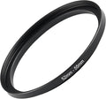 52mm 55mm Step Up Ring Filter Adapter Black Metal Step up Adapter Rings Compatible with All Brand UV CPL ND Camera Lens Filter Step Down Ring (52mm-55mm)