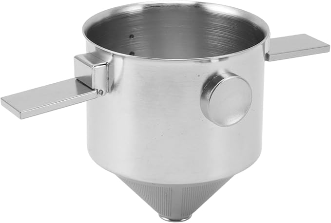 Portable Pour Over Coffee Maker Stainless Steel Reusable Cone Coffee Dripper Filter Hand Brewed Design for Home Travel Office 304 Stainless Steel Material