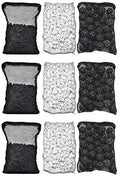 Wave Point Aquarium Filter Media Kits, 1 lb Activated Carbon + 50pc Bio Balls +1 lb Ceramic Ring (Triple Pack)