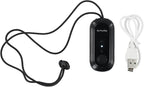 Negative Ion Air Purifier Portable Hanging Neck 7000MAh Personal Rechargeable For Home Travel(Black)