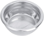 GOTOTOP Coffee Filter, Stainless Steel Filter Basket for 58mm SemiAutomatic Machines, Perfect for Home Baristas and Coffee Shops (For two persons)