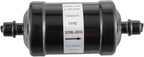 BOJACK Single Flow Refrigerant Filter Dryer Liquid Line SDML-083S 3/8" Sweat Filter Dryer for Refrigeration for HFC CFC HCFC Straight Cool Air Conditioners from 1 to 5 Tons