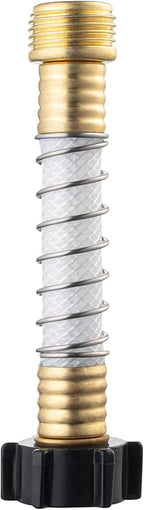 Mist 40043 Replacement for Camco RV Inline Water Filter 40043, 40013, 40041, with Flexible Hose Protector. Reduces Bad Taste, Odors, Chlorine, Lead and Sediment, 1 Pack
