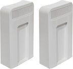 PUREBURG Replacement Filters Compatible with Ouaken JF6001A Electric Composter, 2-Pack Activated Carbon Air Clean VOCs Food Odors