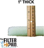 Lime Green Fine Filter Media, 1" Thick, 28" x 120" Roll, Perfect for Aquariums, Ponds or Water Gardens, Made in USA