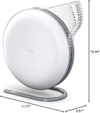 IQAir Atem Desk Air Purifier for Home, Office, Desktop, Small Room up to 150 sq ft, HyperHEPA Filter for Bacteria, Viruses, Allergens, Pets, Asthma, Pollen, Dust, Swiss Design, Made in Germany, White
