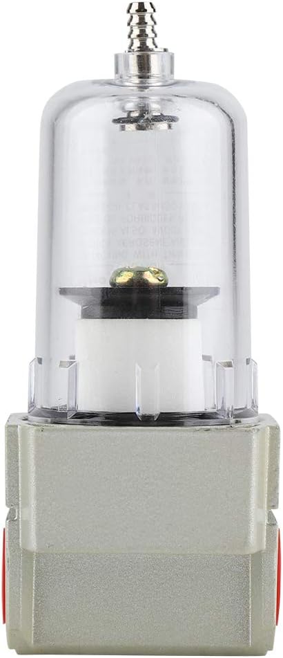 Joyzan Water Oil Separator Filter, Air Compressor Replacement AF2000 02 Pneumatic 1/4 inch NPT Inlet Outlet Particulate Airbrush Moisture Trap Cleaner Compressed in Line Dryer Fitting Paint Spray