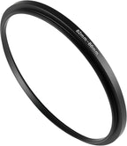 82-86mm Metal Step-Up/Down Ring Adapter Compatible with Mirrorless Cameras DSLR Lens, UV CPL ND Filter Thread Converter, Black
