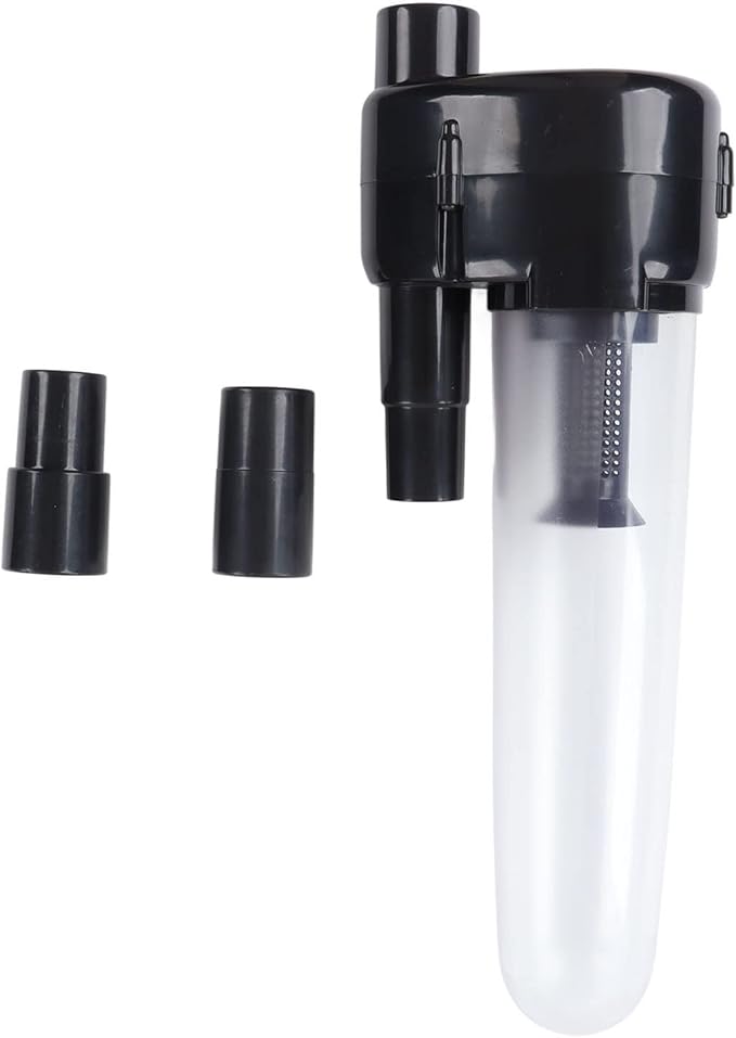 Vacuum Cleaner Filter Dust Collector, ABS Material with 2 Connectors for 32mm and 34.5mm Hoses - Motor Protection, Easy Cleaning, Durable and Lightweight Design