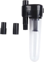 Vacuum Cleaner Filter Dust Collector, ABS Material, with 2pcs Connector - Motor Protection, Easy Installation, Suitable for 32mm and 34.5mm Hoses