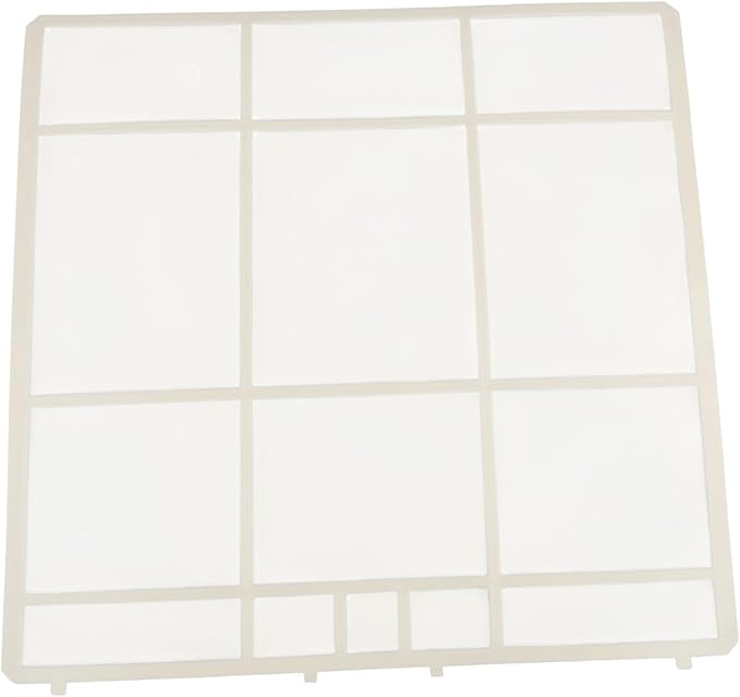 Air Conditioner Dust Filter Screen for Indoor Unit, Plastic Mesh AC Accessory, Hanging Design for Central Cooling Systems, Protects Air Outlet from Dust Buildup(32.2X31cm)