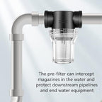 Sediment Filter Pressure Washer Filter Stainless Steel Filter 40Mesh Screen for Outdoor Gardening Inlet Water 1/2 Inch Female Thread Connector