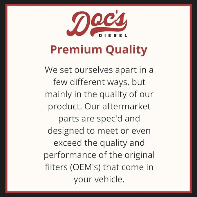 Doc's Diesel Transmission Filter Kit DF-321 | Compatible with Ford 6.4L Powerstroke F250, F350, F450, F550 2008-2010, Ford 6.7L Powerstroke F250, F350, F450, F550 with 5R110W Transmission 2011-2016
