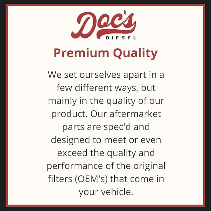 Doc's Diesel Transmission Filter Kit DF-211 | Compatible with RAM 6.7L Cummins 2500, 3500 with 68RFE Transmission 4WD 07.5-24 | Replaces 5013470AC