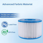 F4Y- PLF-INTS1 Pool Filter Replacement Compatible with All Pure Spas Models Including 28403E, 28407E, 28443E, 28453E, 28421E, 28423E, 28413E, and 28453E Filter Cartridges (1 Pack)